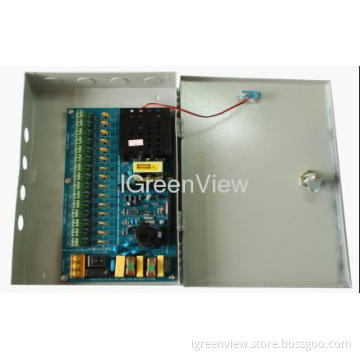 Enclosed Power Supply 15 channel 12v12a Cctv Power Box(cctv Power Supply) 